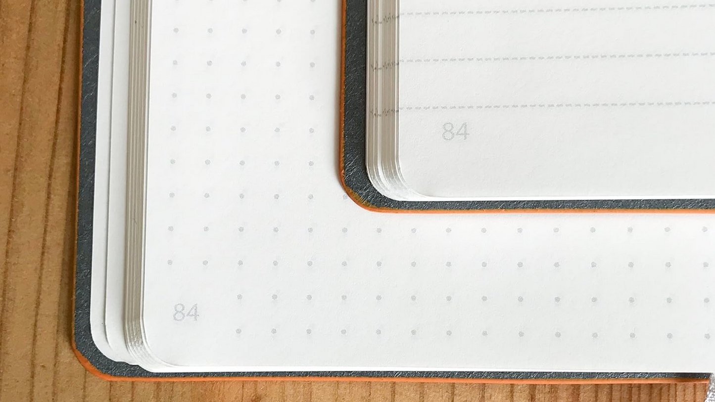 The Author - Tomoe River Paper, Fountain Pen Notebook - Black/Dot Grid