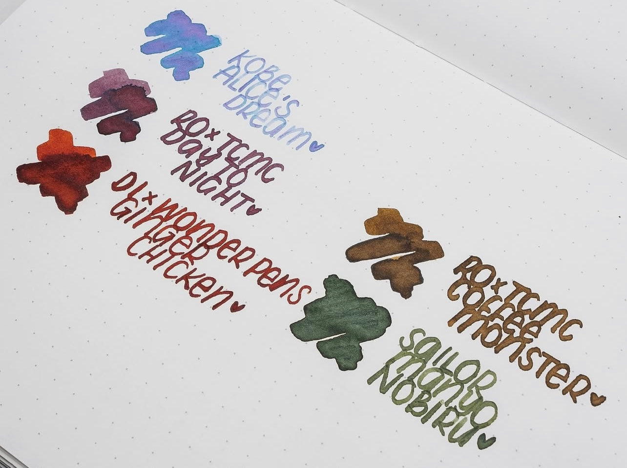 The Author - Tomoe River Paper, Fountain Pen Notebook - Mint Green/Dot Grid - UK