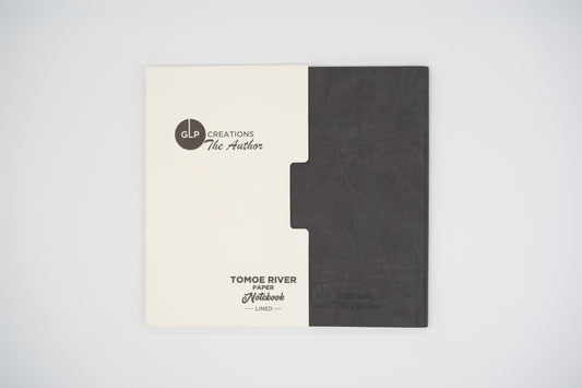 The Author - Tomoe River Paper, Fountain Pen Notebook - Anthracite/Lined