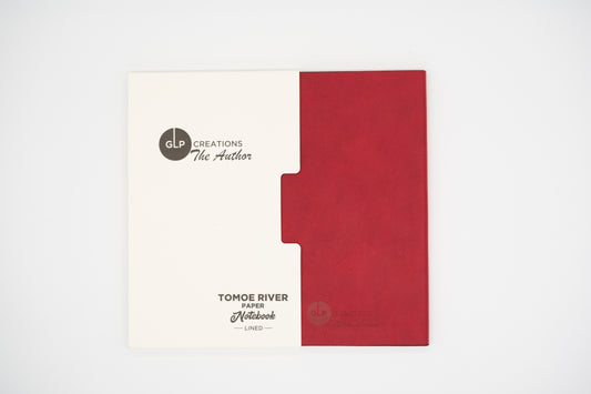 The Author - Tomoe River Paper, Fountain Pen Notebook - Royal Red/Lined - UK