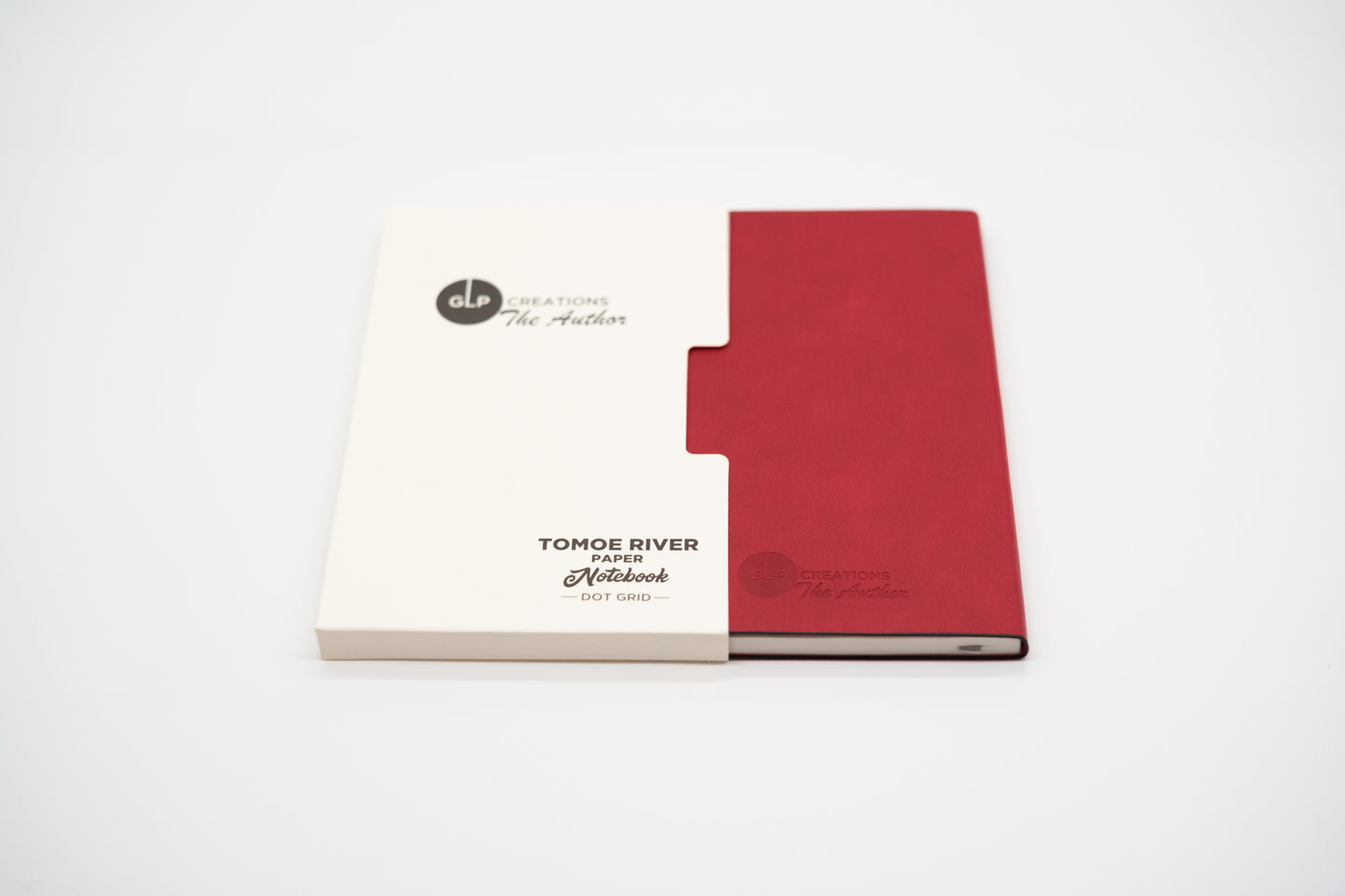 The Author - Tomoe River Paper, Fountain Pen Notebook - Royal Red/Dot Grid - UK