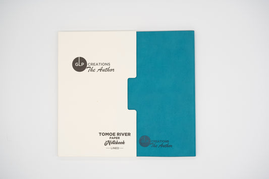 The Author - Tomoe River Paper, Fountain Pen Notebook - Teal/Lined