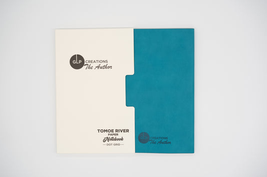 The Author - Tomoe River Paper, Fountain Pen Notebook - Teal/Dot Grid - UK